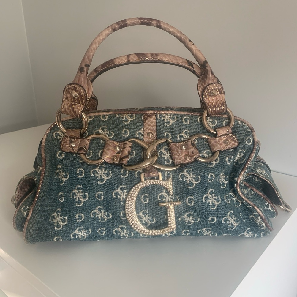 Vintage 2000’s Y2K Denim Guess Bag